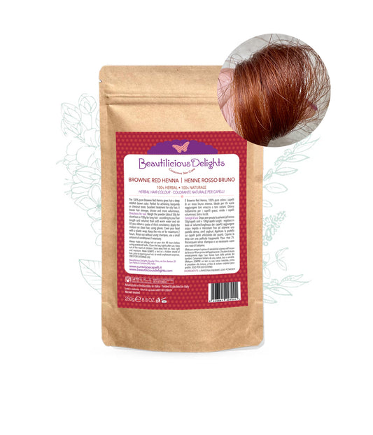 Cold Red Henna (Lawsonia Inermis) Natural Hair Dye