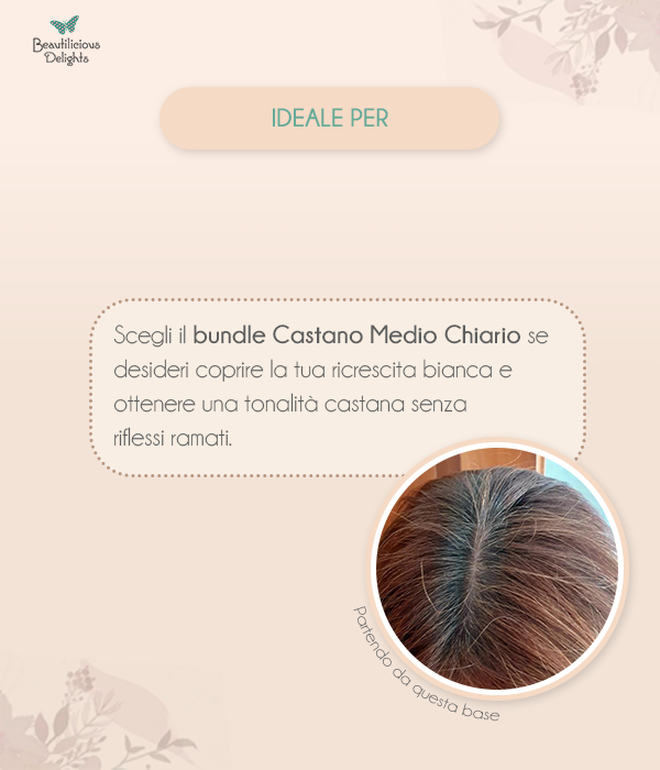 Tonalità Castano Medio Chiaro Bundle