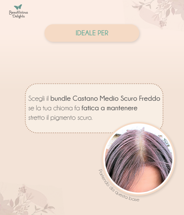 Tonalità Castano Medio Scuro Freddo Bundle